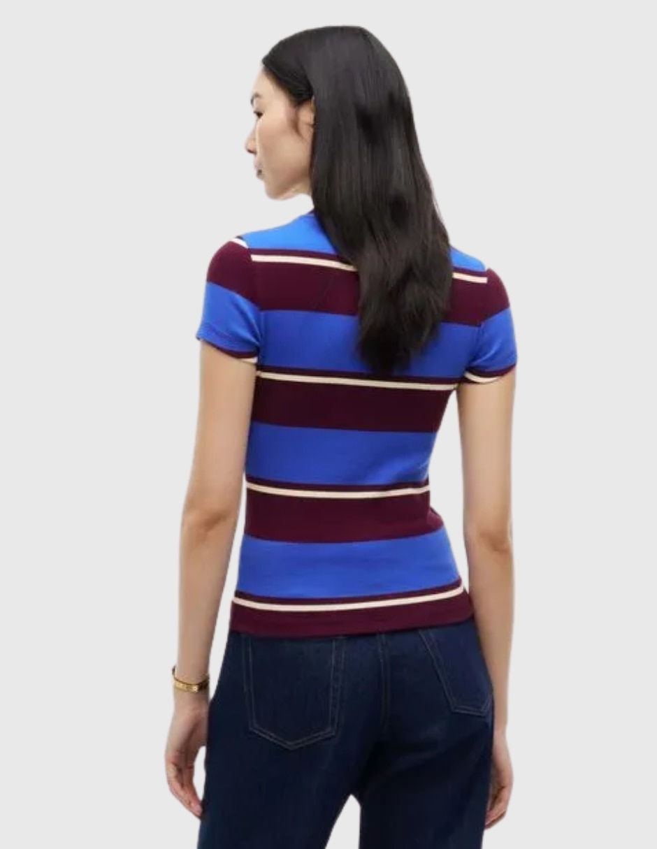 Playera manga Sin colección cuello Redondo para mujer 2