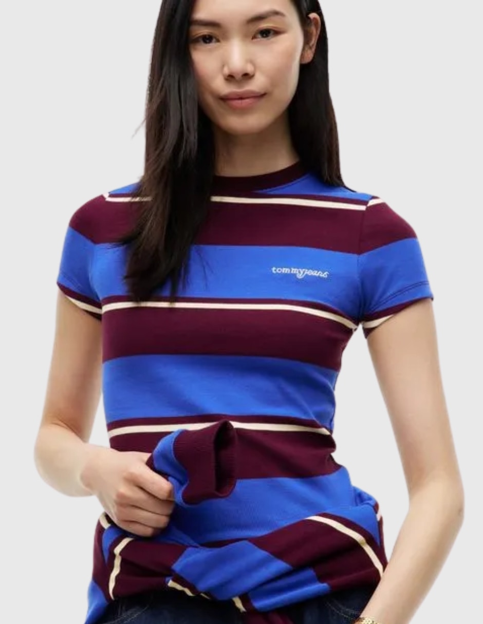 Playera manga Sin colección cuello Redondo para mujer 4