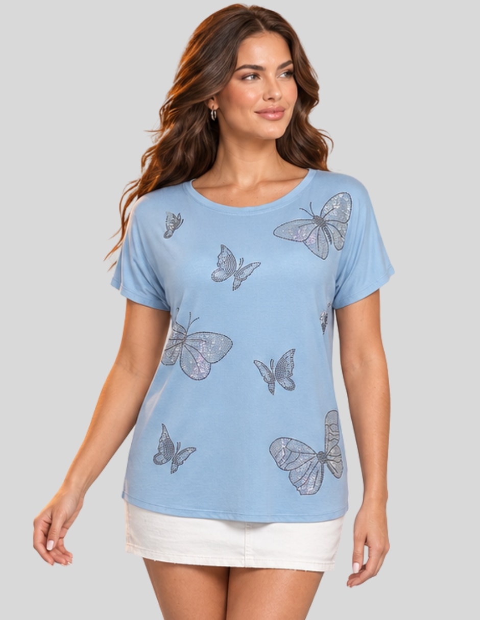 Blusa manga corta para mujer Blusa manga corta para mujer