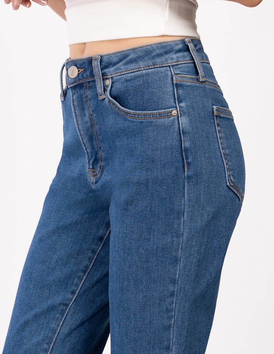 Jeans mom para mujer 2