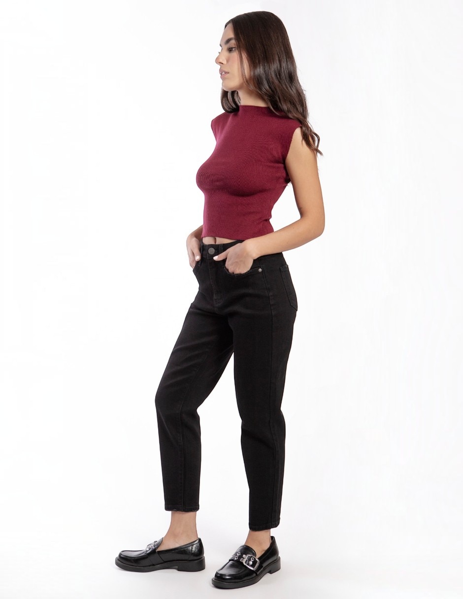 Jeans mom para mujer 5