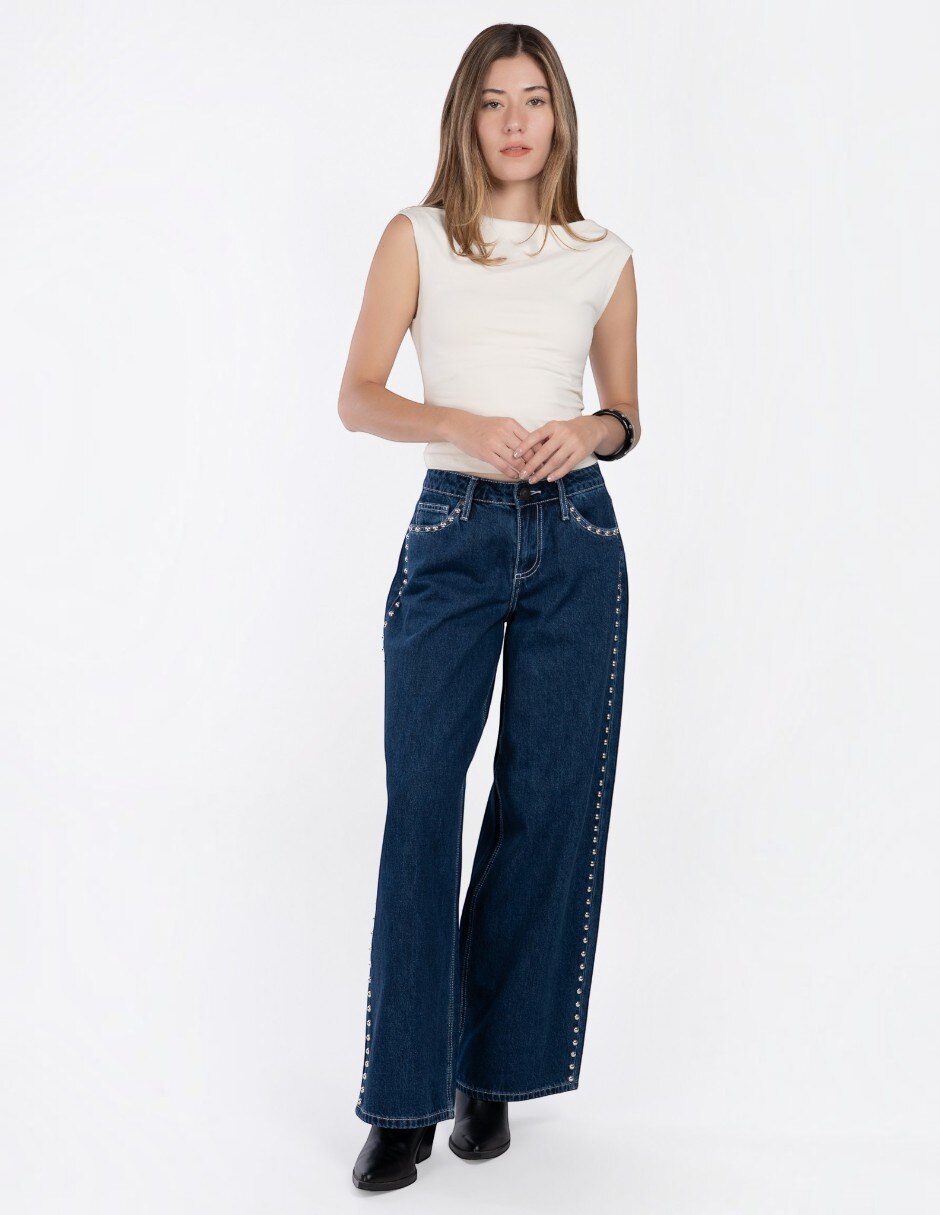 Jeans amplio para mujer