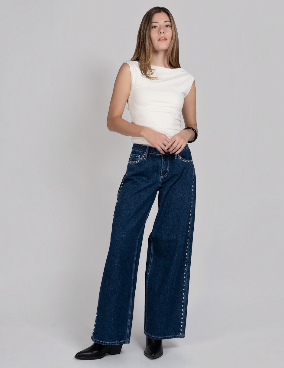 Jeans amplio para mujer 5