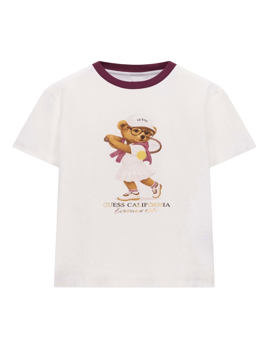 Playera manga cuello redondo para mujer
