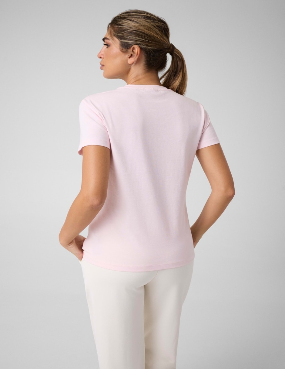Playera manga active cuello redondo para mujer 3