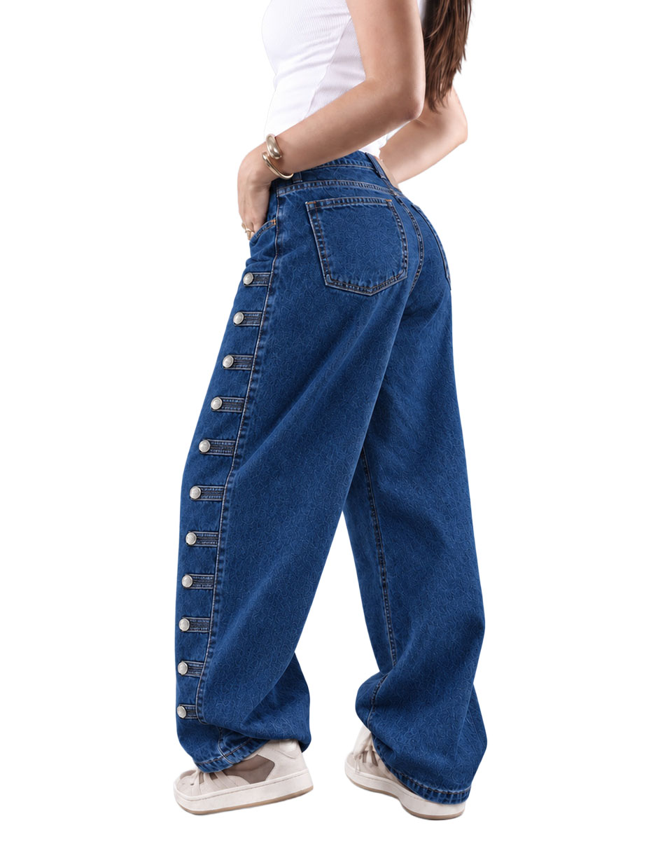 Jeans relaxed barrel para mujer 3