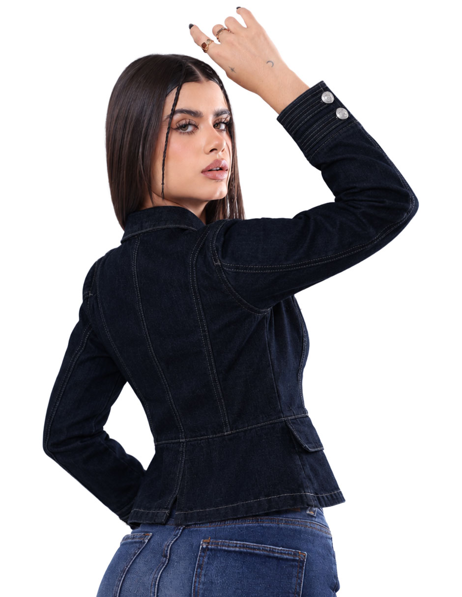Chamarra de mezclilla para mujer 2