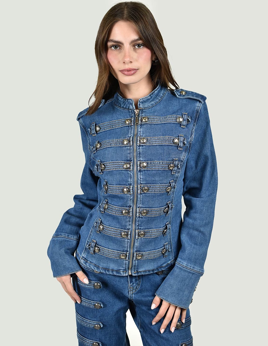 Chamarra de mezclilla para mujer 4