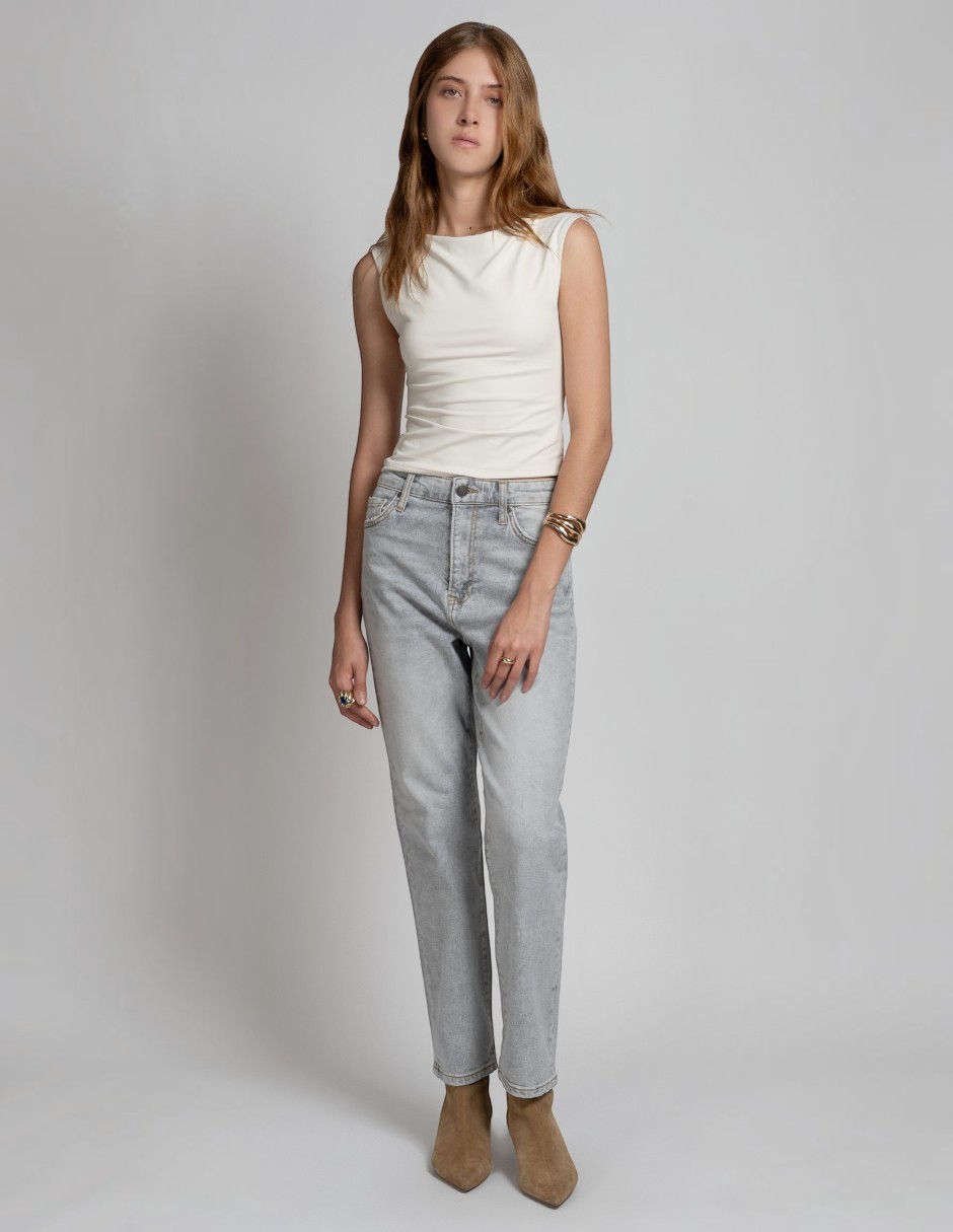 Jeans regular wide leg para mujer 3