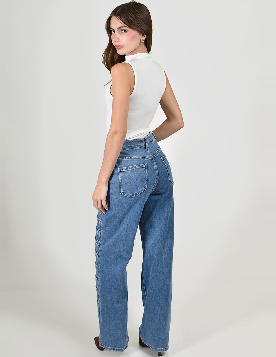 Jeans wide leg para mujer 3
