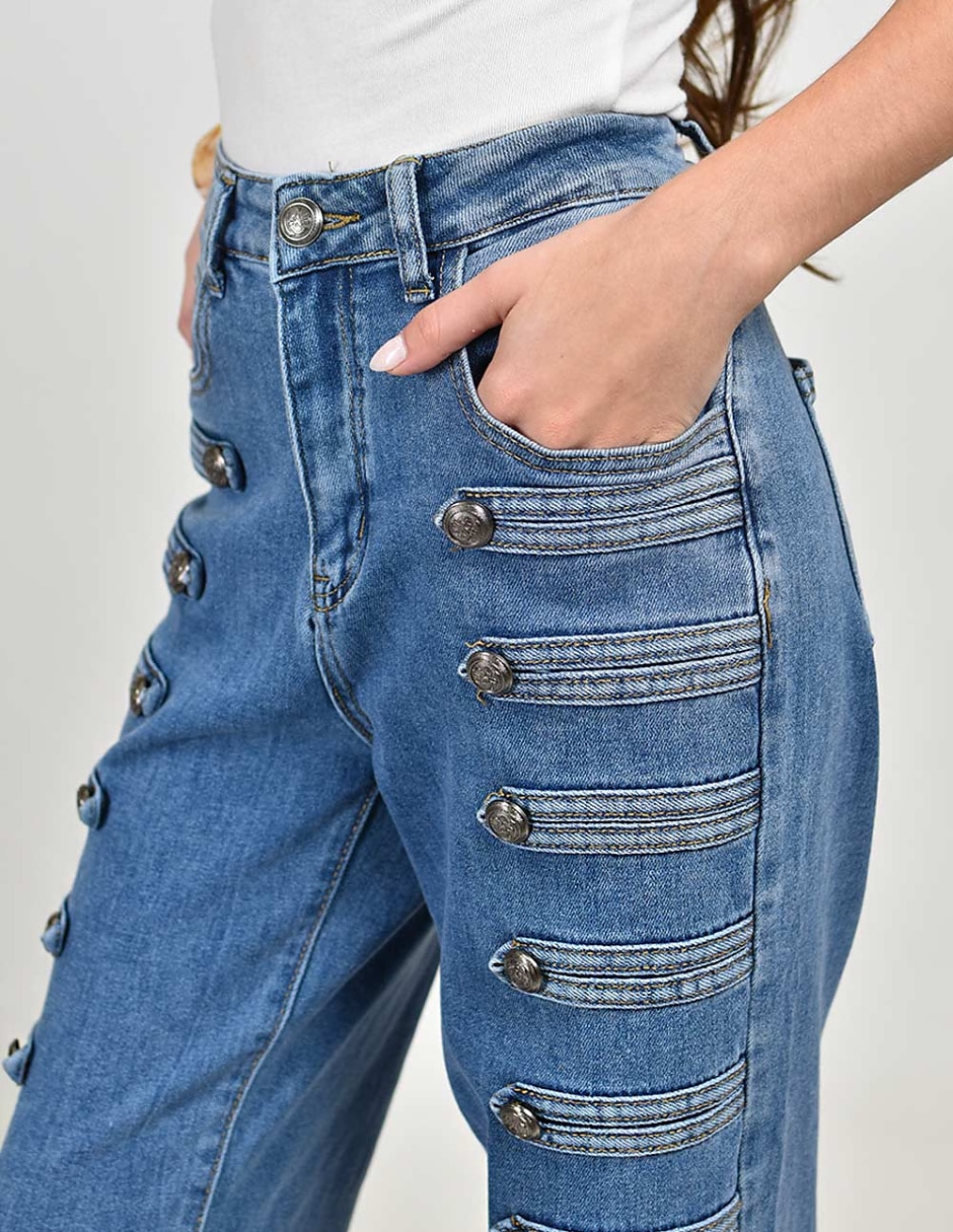 Jeans wide leg para mujer 4