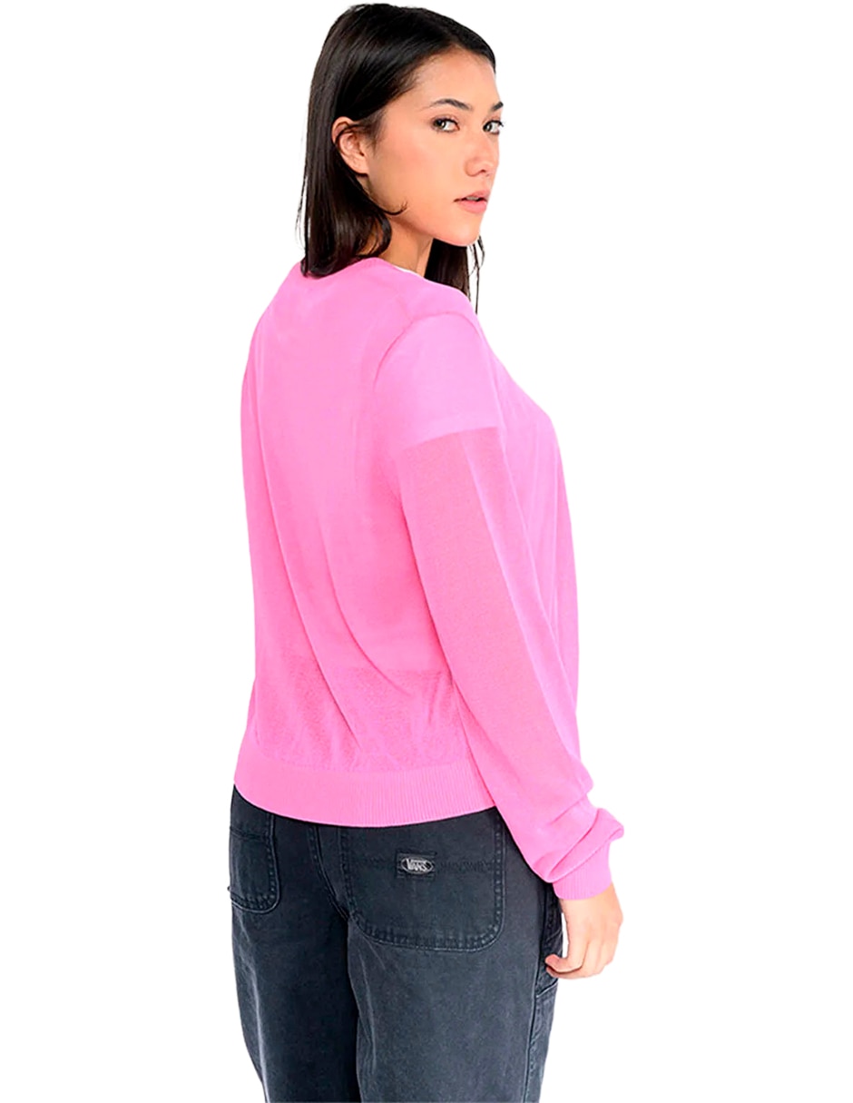 Suéter cuello redondo para mujer 2