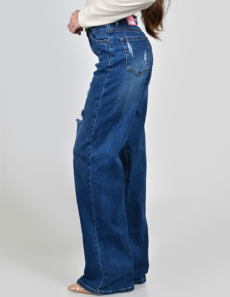 Jeans wide leg para mujer 2