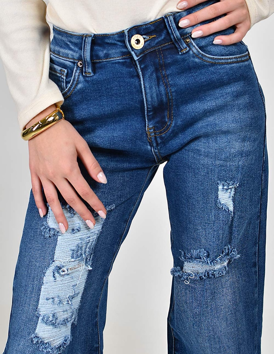 Jeans wide leg para mujer 4