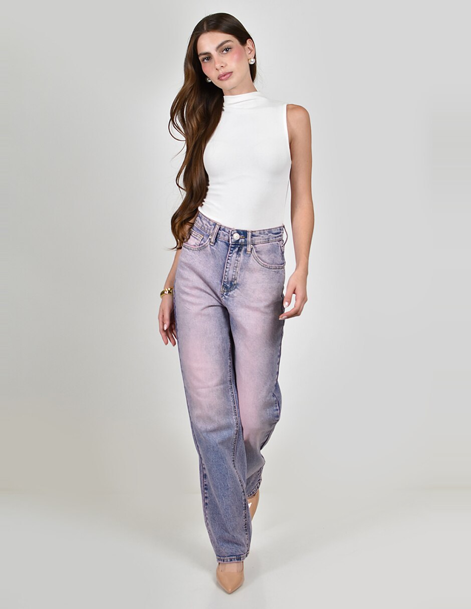 Jeans wide leg para mujer 5