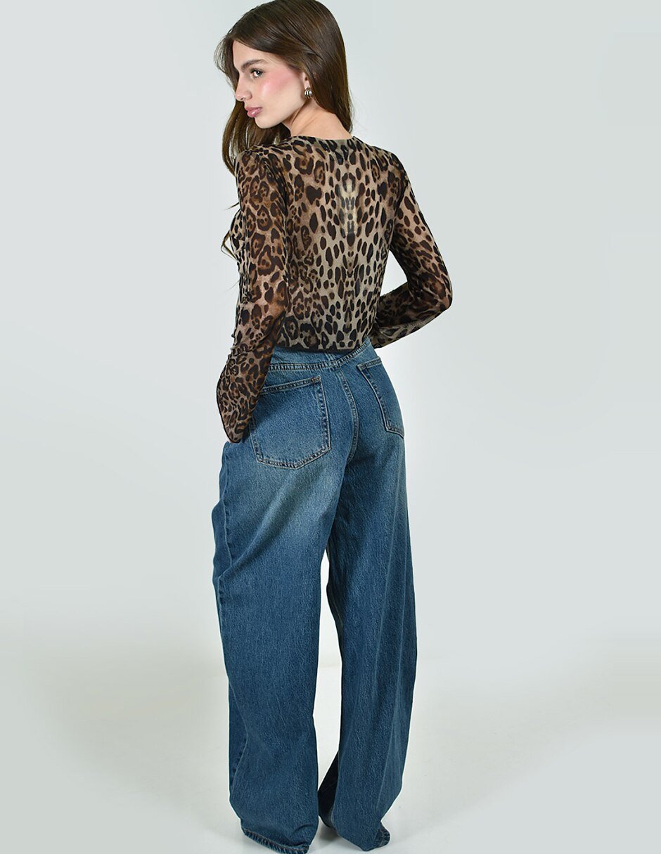 Jeans barrel para mujer 3