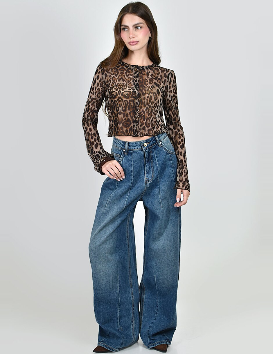 Jeans barrel para mujer 4