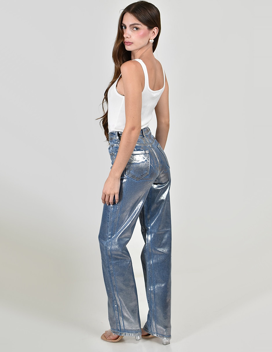 Jeans wide leg para mujer 3