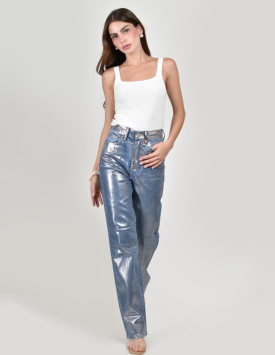 Jeans wide leg para mujer 5