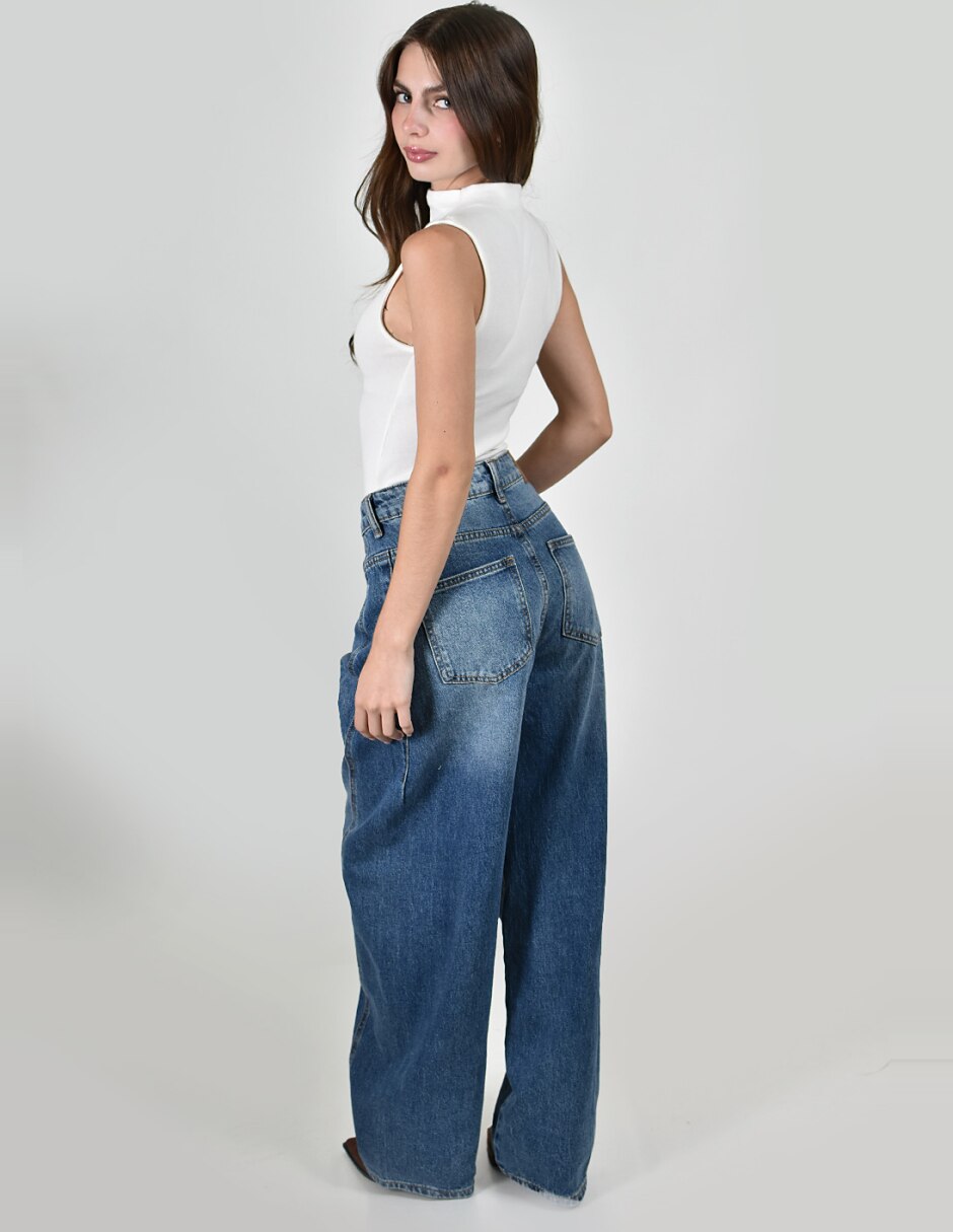 Jeans barrel para mujer 3