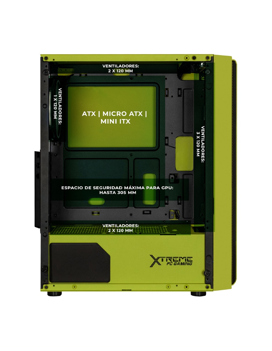 Gabinete Xtreme Pc Gaming Ghost Edition