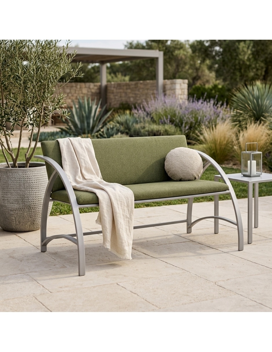 Love seat Sochic Savana de tela